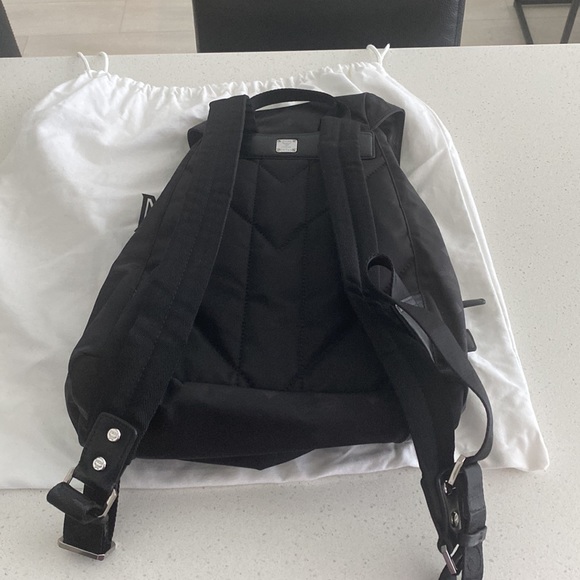MCM Black Monogram Nylon Small Backpack - Picture 3 of 4